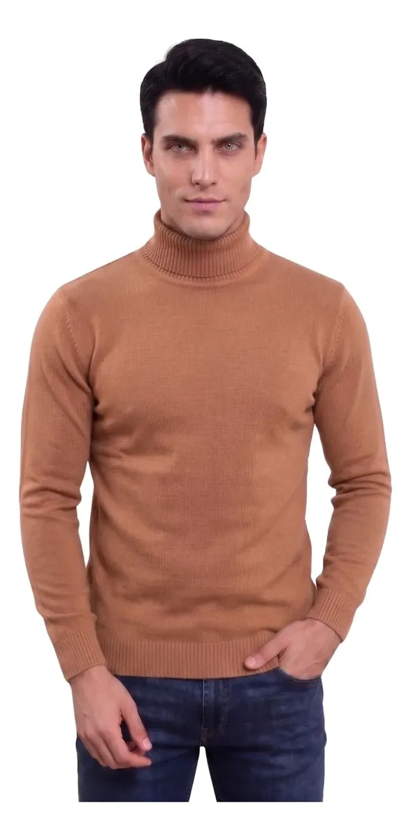 SWEATER TEJIDO HOMBRE CUELLO SUBIDO BEATLE 096 - 1