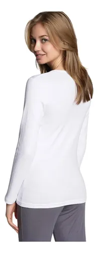 CAMISETA MUJER, JUVENIL, NIÑA, MANGA LARGA, ALGODON 114 - 2