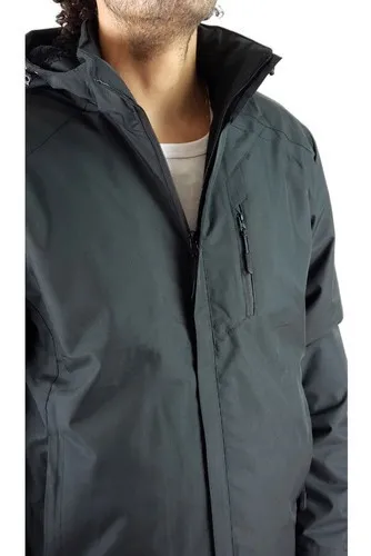 CHAQUETA HOMBRE PREMIUM EXCELENTE CALIDAD PARKA FORRO PIEL H302 - 2