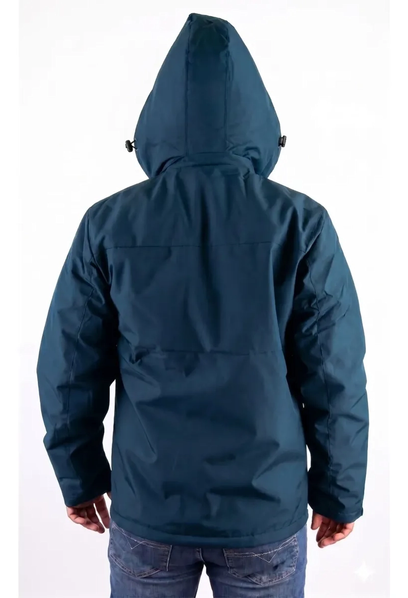 CHAQUETA HOMBRE PREMIUM EXCELENTE CALIDAD PARKA FORRO PIEL H302 - 3