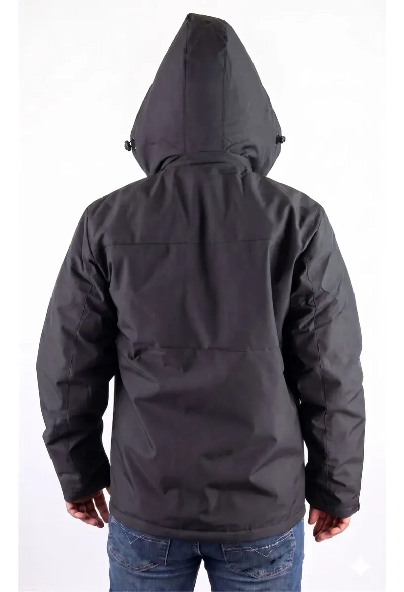 CHAQUETA HOMBRE PREMIUM EXCELENTE CALIDAD PARKA FORRO PIEL H302 - 3