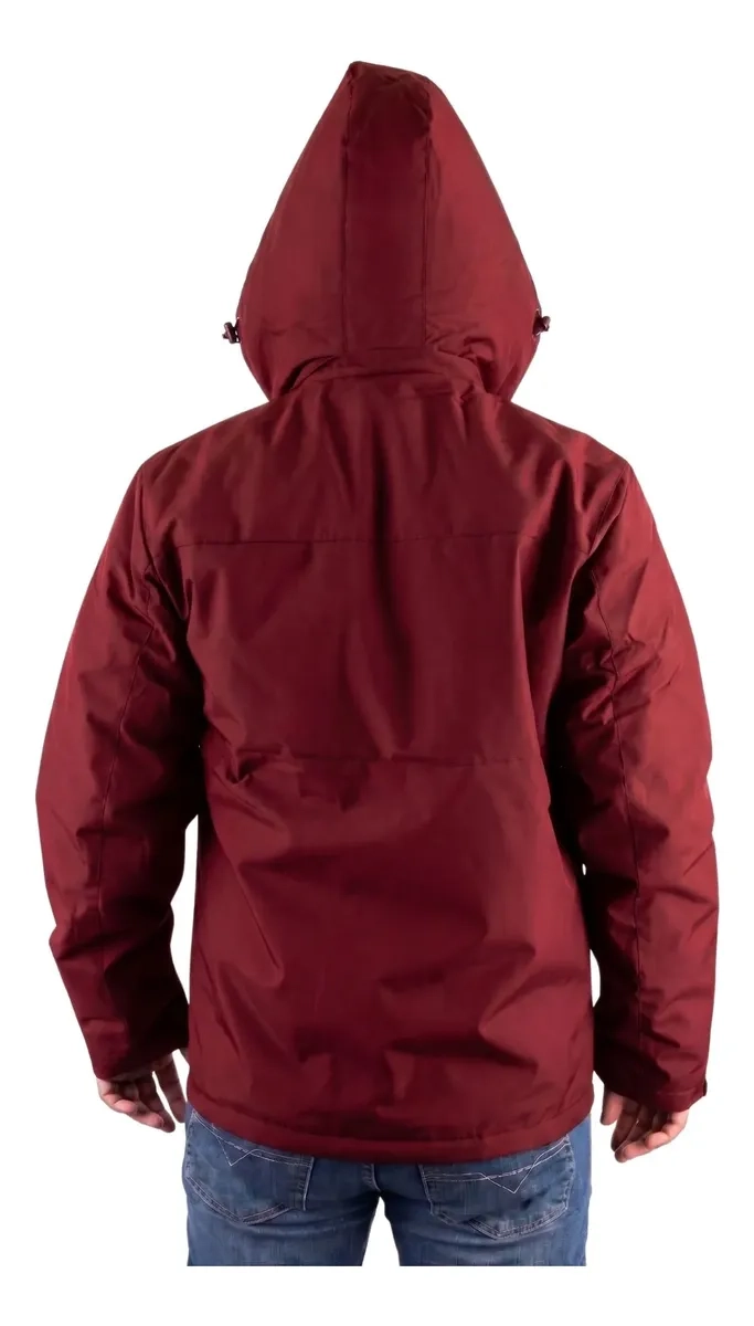 CHAQUETA HOMBRE PREMIUM EXCELENTE CALIDAD PARKA FORRO PIEL H302 - 3