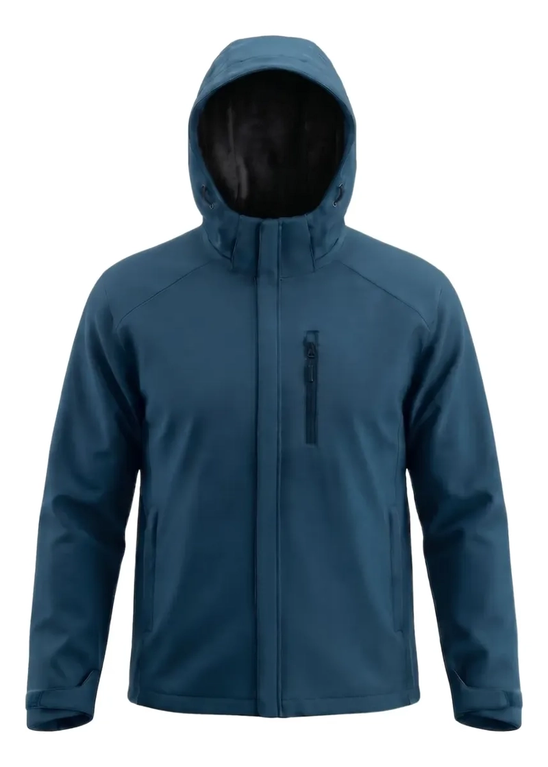 CHAQUETA HOMBRE PREMIUM EXCELENTE CALIDAD PARKA FORRO PIEL H302 - 4
