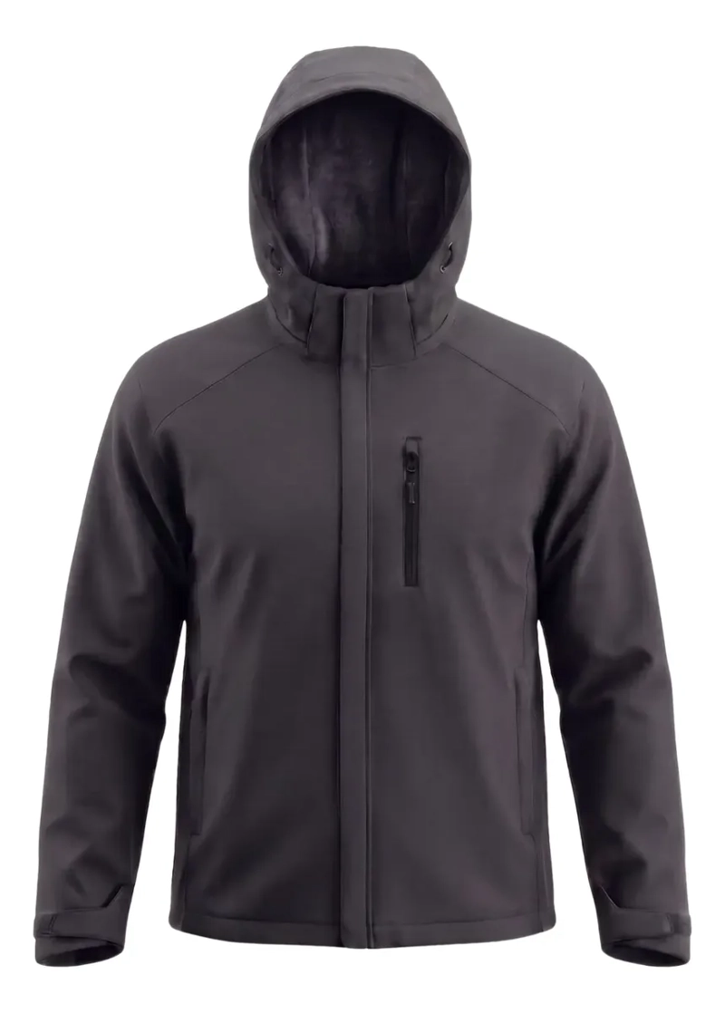 CHAQUETA HOMBRE PREMIUM EXCELENTE CALIDAD PARKA FORRO PIEL H302 - 4