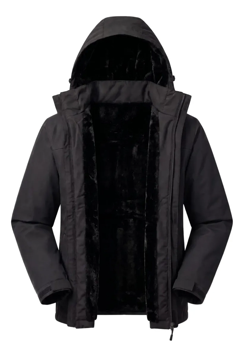 CHAQUETA HOMBRE PREMIUM EXCELENTE CALIDAD PARKA FORRO PIEL H302 - 6