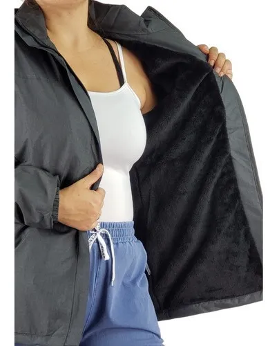 CHAQUETA MUJER PREMIUM EXCELENTE CALIDAD PARKA FORRO PIEL H8 - 3