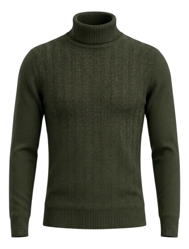SWEATER TEJIDO HOMBRE CUELLO SUBIDO BEATLE 108 - 5