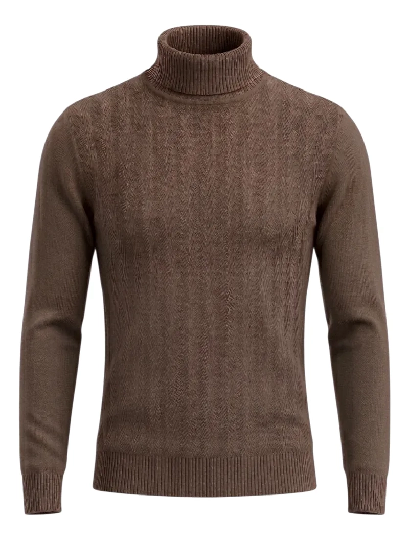 SWEATER TEJIDO HOMBRE CUELLO SUBIDO BEATLE 108 - 5