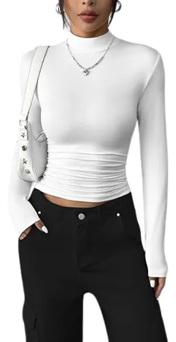 CAMISA BEATLE ALGODON. MUJER JUVENIL MANGA LARGA 529 - 2