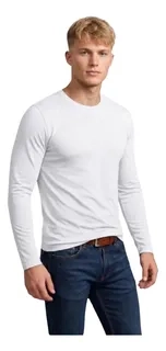 CAMISETA HOMBRE BAMBU MANGA LARGA SIN FORRO POLAR TERMICA 418 - 1