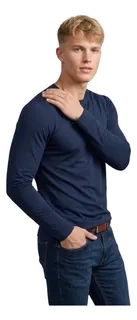 CAMISETA HOMBRE BAMBU MANGA LARGA SIN FORRO POLAR TERMICA 418 - 3