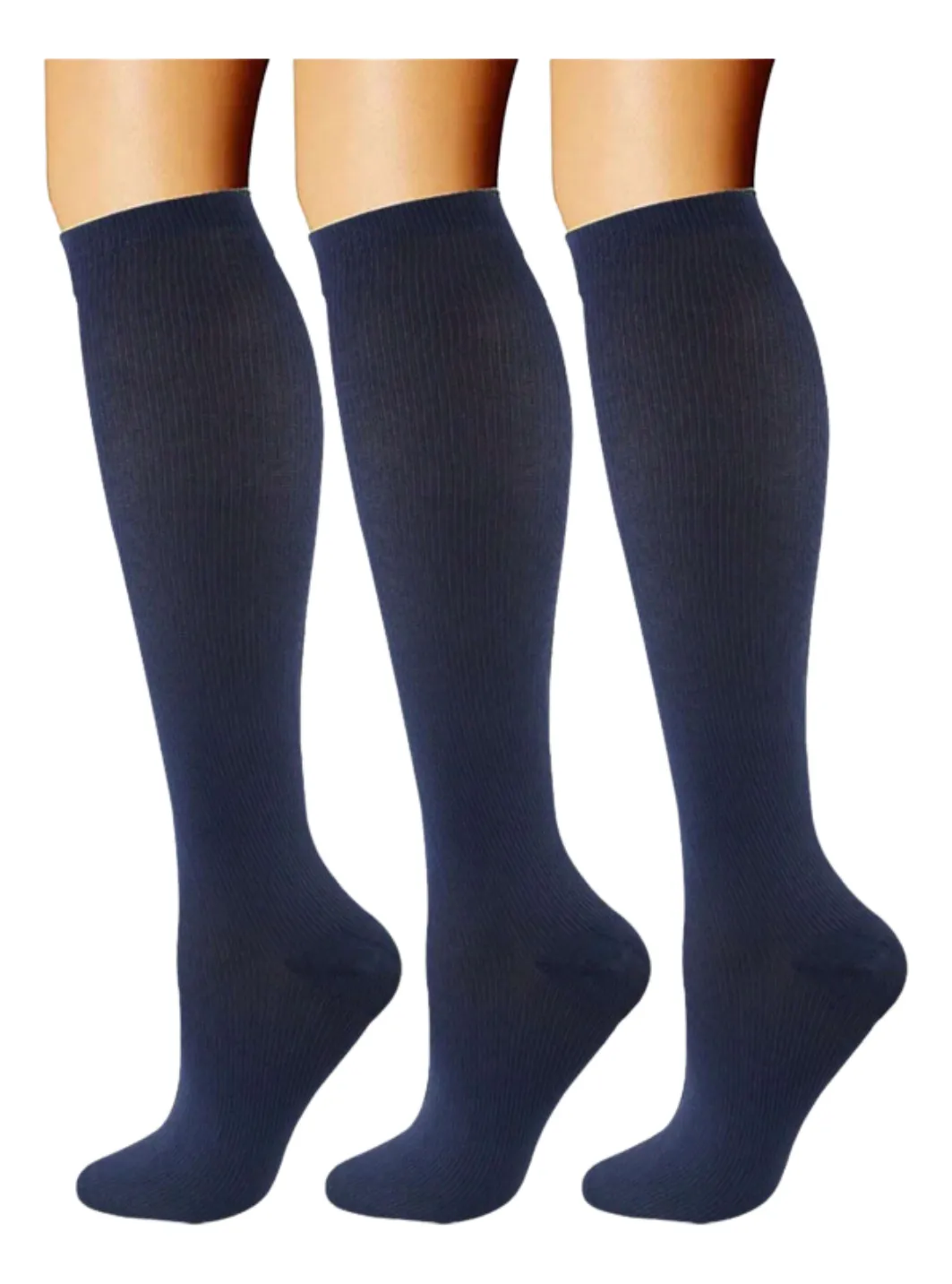 PACK 3 PARES CALCETA ESCOLAR. CALCETA LARGA COLORES. 691 - 2