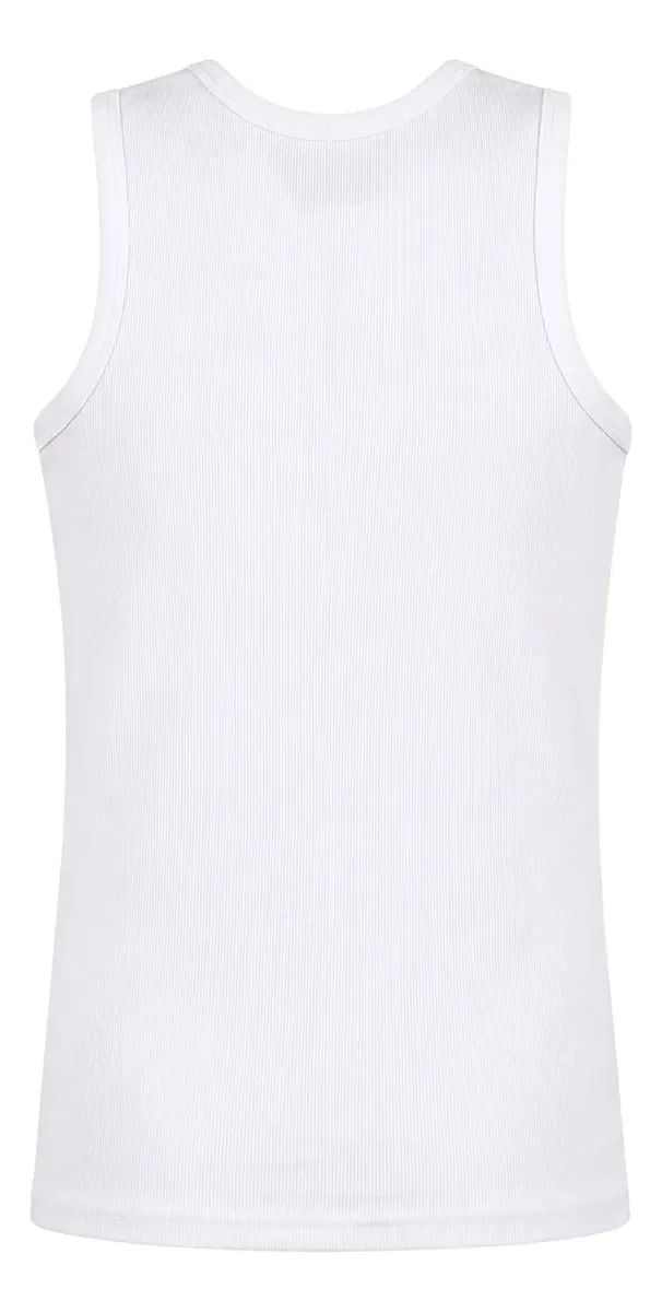 CAMISETA SIN MANGA ALGODON, NEGRA, GRIS, BLANCO. ADULTO 045 - 8