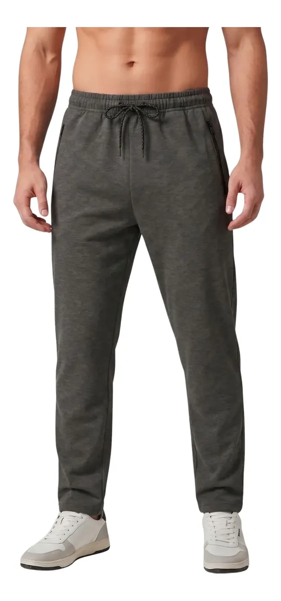PANTALON BUZO ALGODON HOMBRE. JOGGER INVIERNO 662 - 1