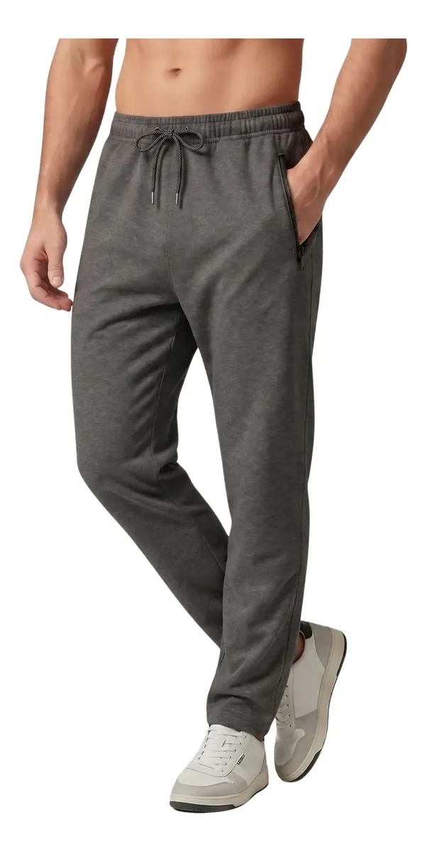 PANTALON BUZO ALGODON HOMBRE. JOGGER INVIERNO 662 - 2