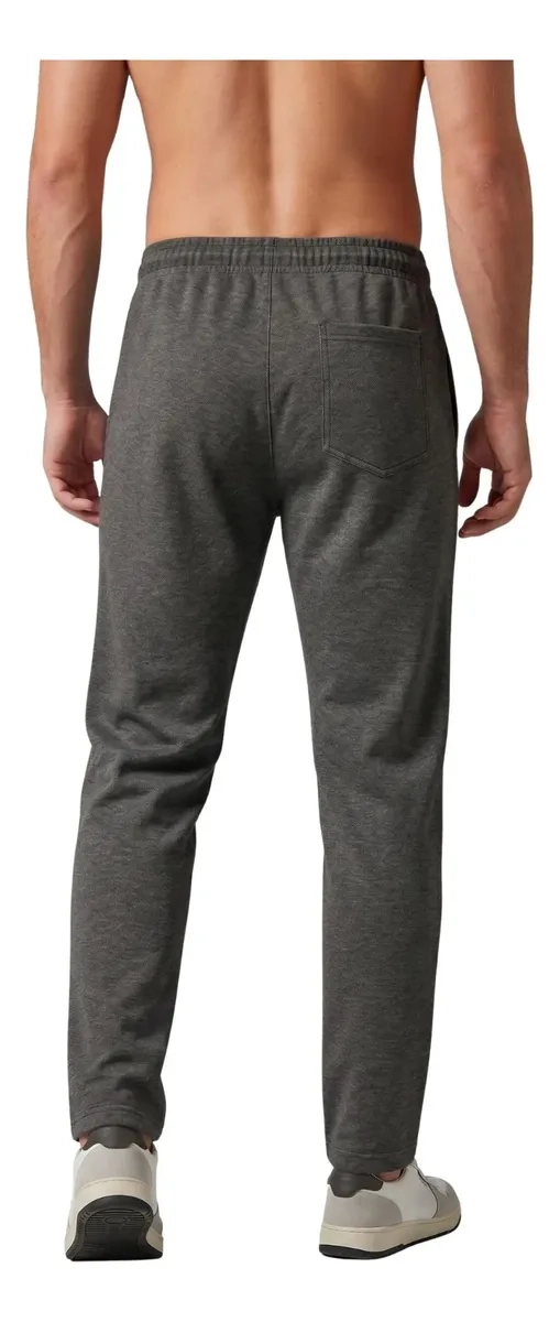 PANTALON BUZO ALGODON HOMBRE. JOGGER INVIERNO 662 - 4