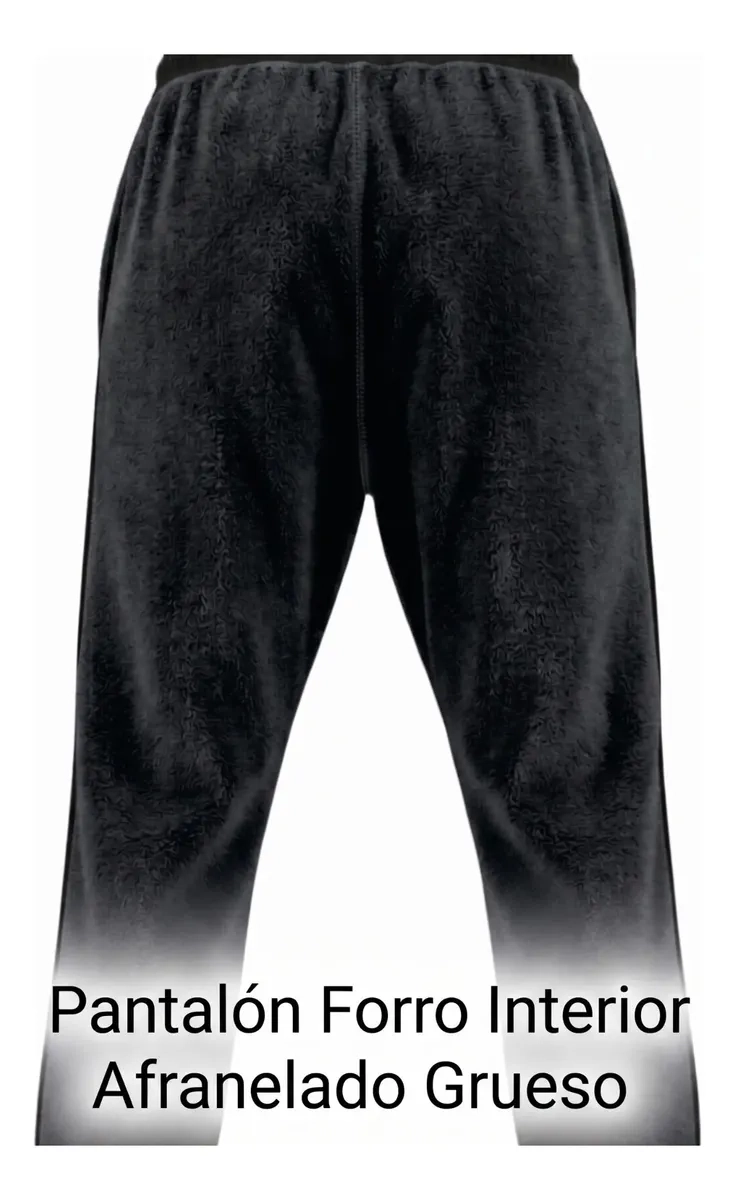 PANTALON BUZO ALGODON HOMBRE. JOGGER INVIERNO 662 - 7