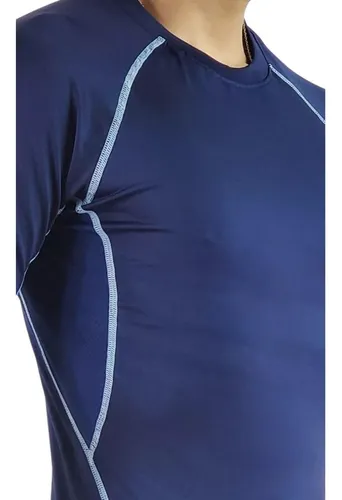 CAMISETA PRIMERA CAPA ALGODON POLERA MANGA LARGA HOMBRE 033 - 3