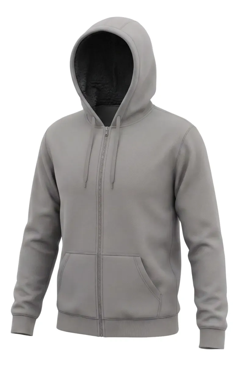 POLERON CANGURO HOMBRE COLORES. FORRO POLAR CAPUCHA. 807 - 4