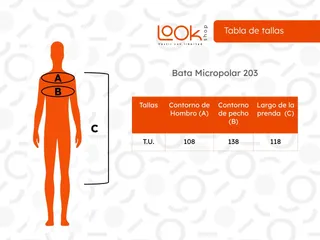 BATA POLAR EXCELENTE CALIDAD. MUJER HOMBRE. PREMIUM 203 - 8