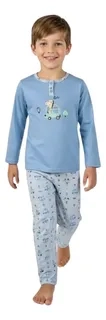PIJAMA NIÑA VERANO MANGA LARGA DISEÑOS 404 - 1