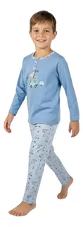 PIJAMA NIÑA VERANO MANGA LARGA DISEÑOS 404 - 2
