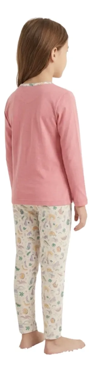 PIJAMA NIÑA VERANO MANGA LARGA DISEÑOS 404 - 3