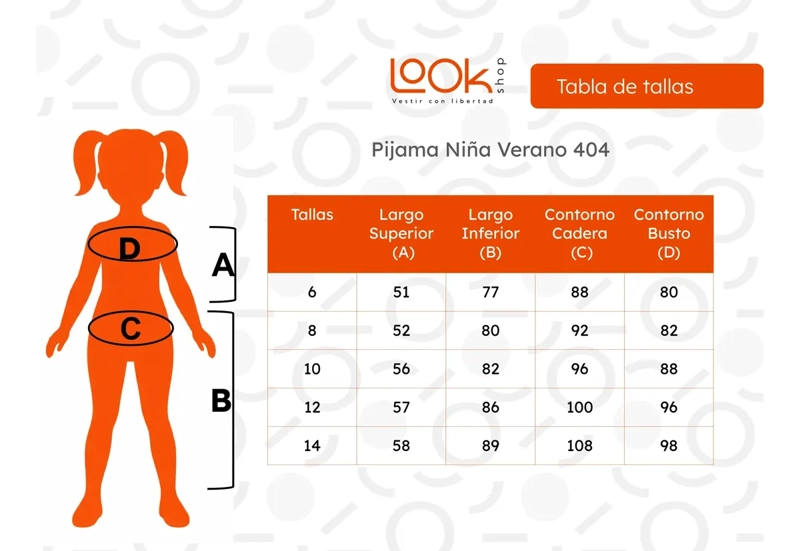 PIJAMA NIÑA VERANO MANGA LARGA DISEÑOS 404 - 5
