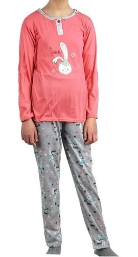 PIJAMA NIÑA VERANO MANGA LARGA DISEÑOS 404 - 6