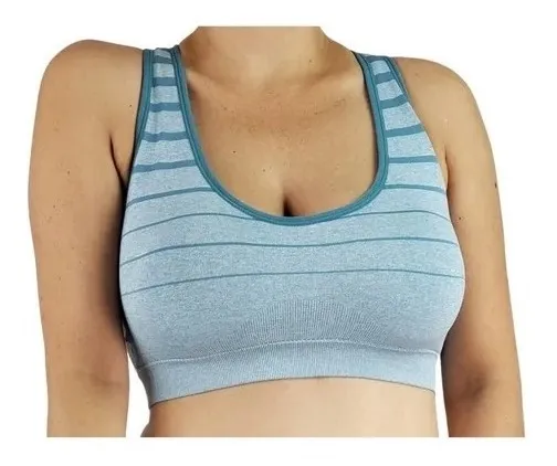 PACK SOSTEN DEPORTIVO ELASTICADO MUJER. PETO SUJETADOR LINEAS 319 - 2