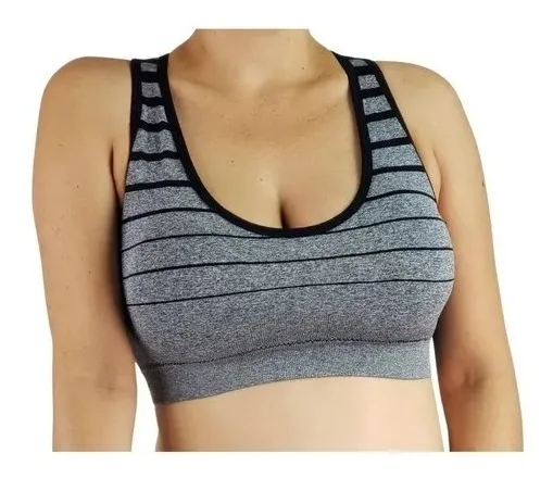 PACK SOSTEN DEPORTIVO ELASTICADO MUJER. PETO SUJETADOR LINEAS 319 - 3