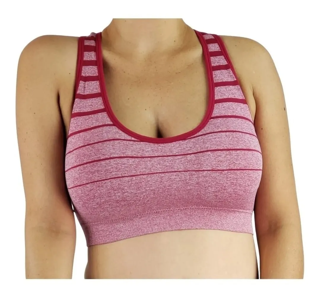 PACK SOSTEN DEPORTIVO ELASTICADO MUJER. PETO SUJETADOR LINEAS 319 - 4