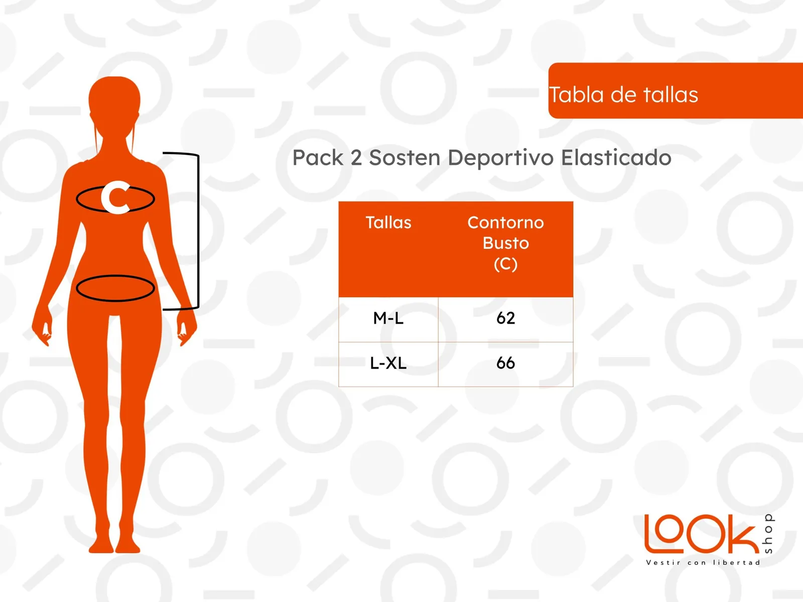 PACK SOSTEN DEPORTIVO ELASTICADO MUJER. PETO SUJETADOR LINEAS 319 - 6