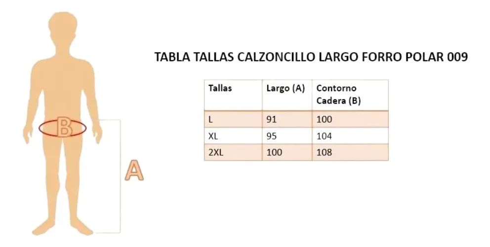 PACK 2 CALZONCILLOS LARGO TERMICO HOMBRE FORRO INTERIOR POLAR 615 - 3