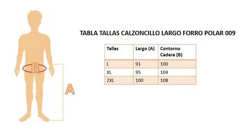 PACK 2 CALZONCILLOS LARGO TERMICO HOMBRE FORRO INTERIOR POLAR 615 - 4