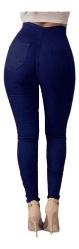 LEGGINS TELA JEANS PANTALON ELASTICADO CALZA LINDO CALCE 48 - 1