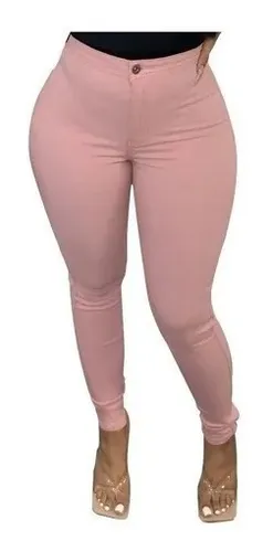 LEGGINS TELA JEANS PANTALON ELASTICADO CALZA LINDO CALCE 48 - 1