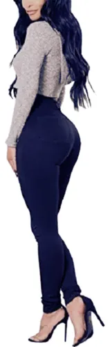 LEGGINS TELA JEANS PANTALON ELASTICADO CALZA LINDO CALCE 48 - 2