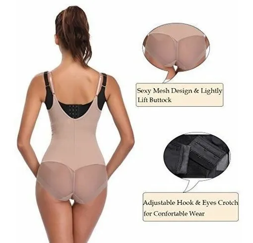 BODY MUJER AJUSTABLE MODELADOR SILUETA PERFECTA Y PUSH UP 795 - 2