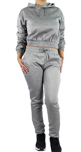 CONJUNTO DEPORTIVO MUJER ALGODON VERANO BUZO JOGGER POLERON MT12 - 1