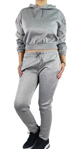 CONJUNTO DEPORTIVO MUJER ALGODON VERANO BUZO JOGGER POLERON MT12 - 2