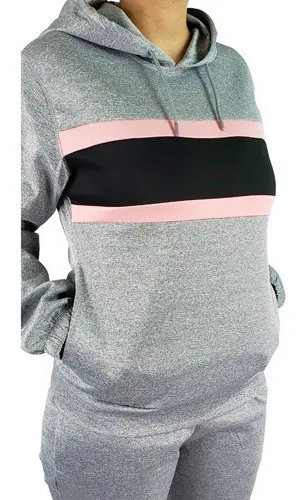 CONJUNTO DEPORTIVO MUJER ALGODON VERANO BUZO JOGGER POLERON MT12 - 3