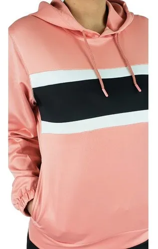 CONJUNTO DEPORTIVO MUJER ALGODON VERANO BUZO JOGGER POLERON MT12 - 4