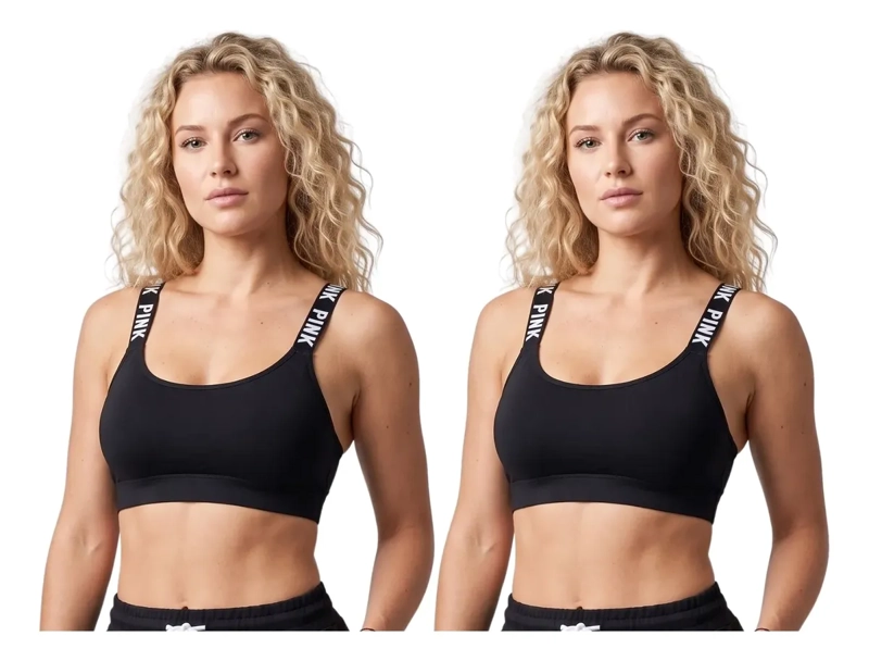 PACK 2 SOSTEN TOP ELASTICADO MUJER DEPORTIVO SUAVE 888 - 1
