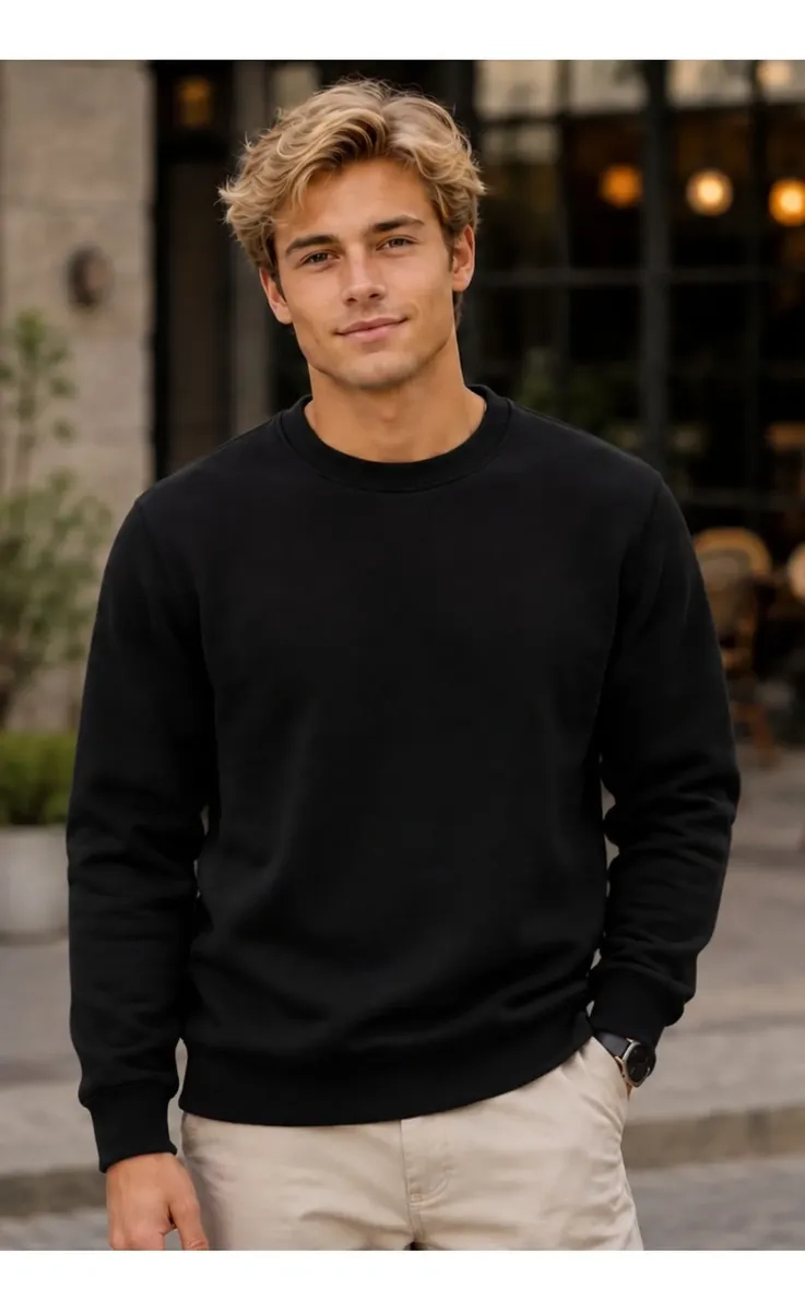 POLERON CUELLO POLO HOMBRE INVIERNO. FORRO POLAR UNISEX 436 - 1