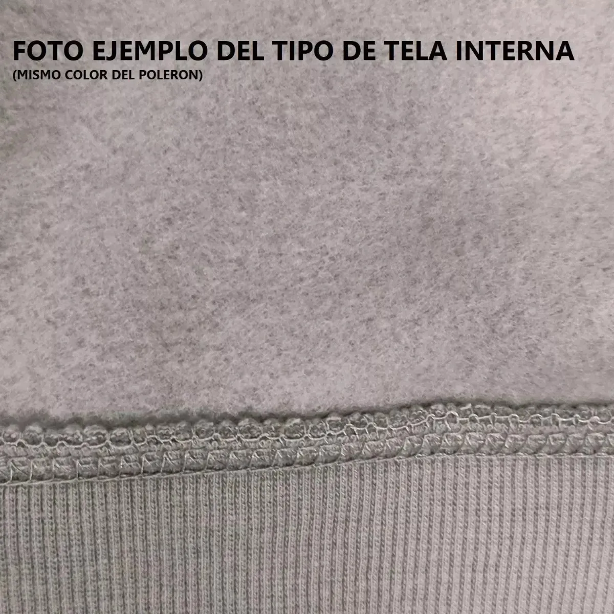POLERON CUELLO POLO HOMBRE INVIERNO. FORRO POLAR UNISEX 436 - 3