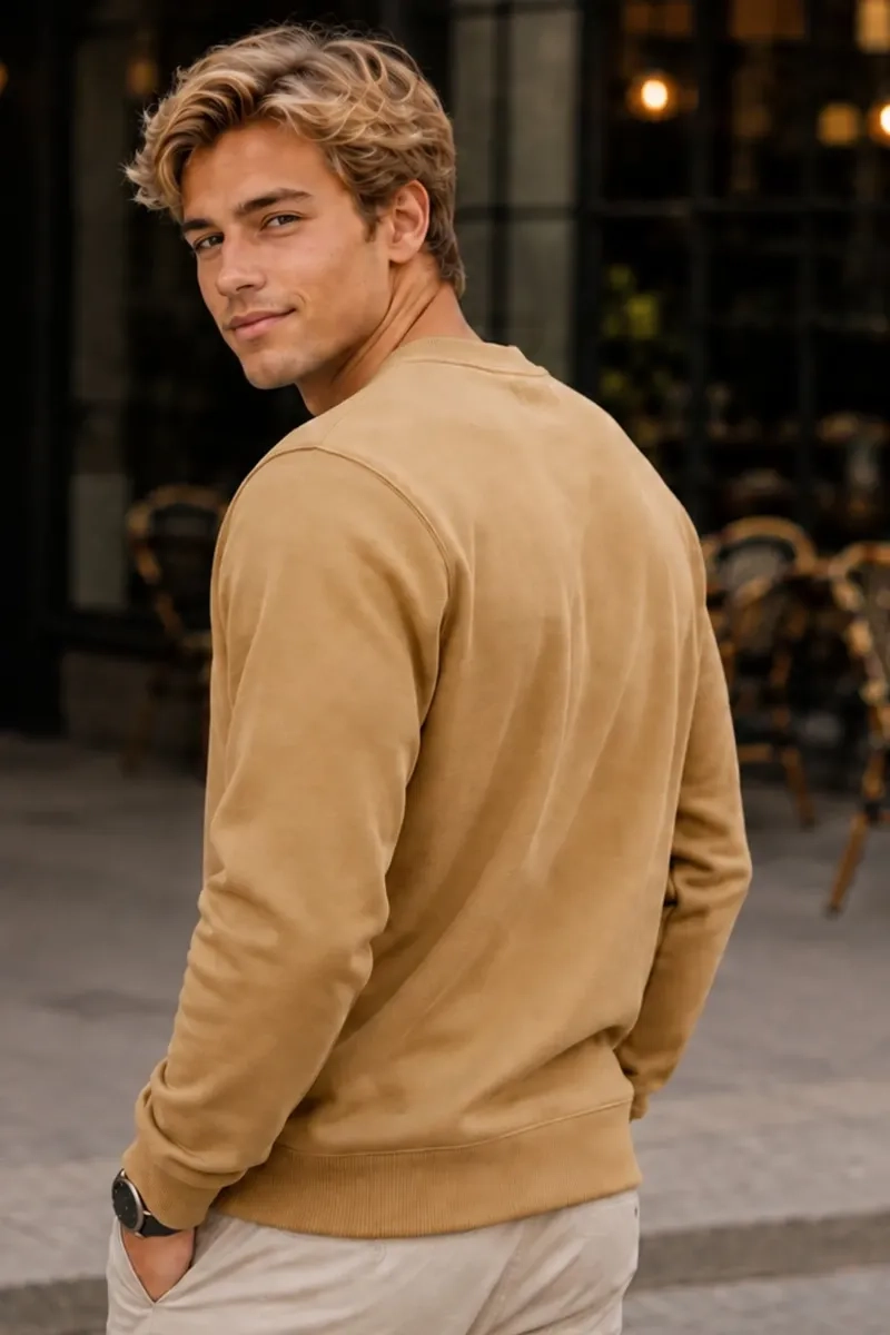 POLERON CUELLO POLO HOMBRE INVIERNO. FORRO POLAR UNISEX 436 - 5
