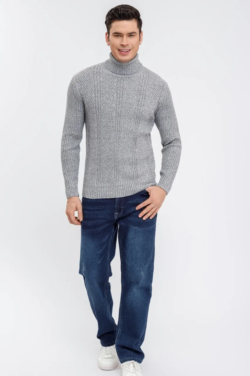 SWEATER LANA HOMBRE CUELLO SUBIDO BEATLE EXCELENTE CALIDAD 118 - 3