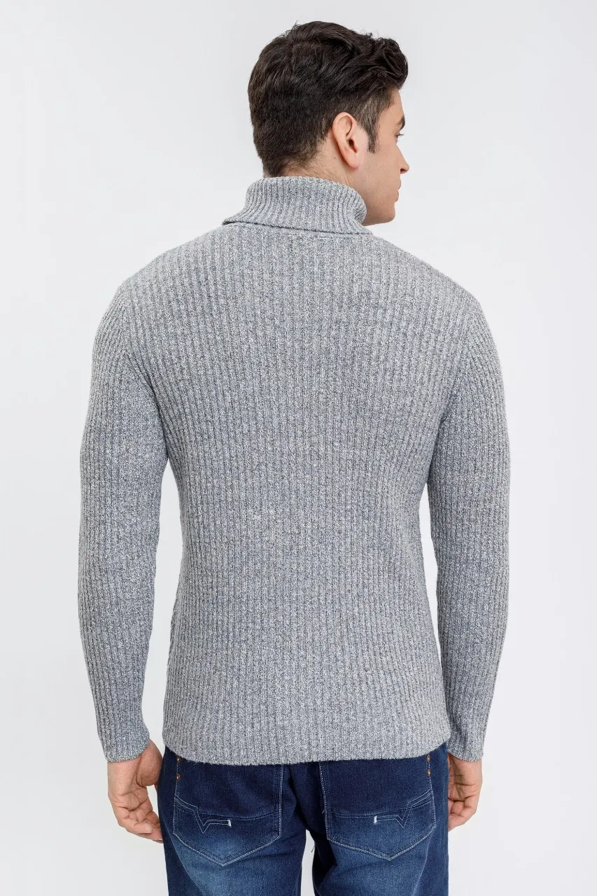 SWEATER LANA HOMBRE CUELLO SUBIDO BEATLE EXCELENTE CALIDAD 118 - 4
