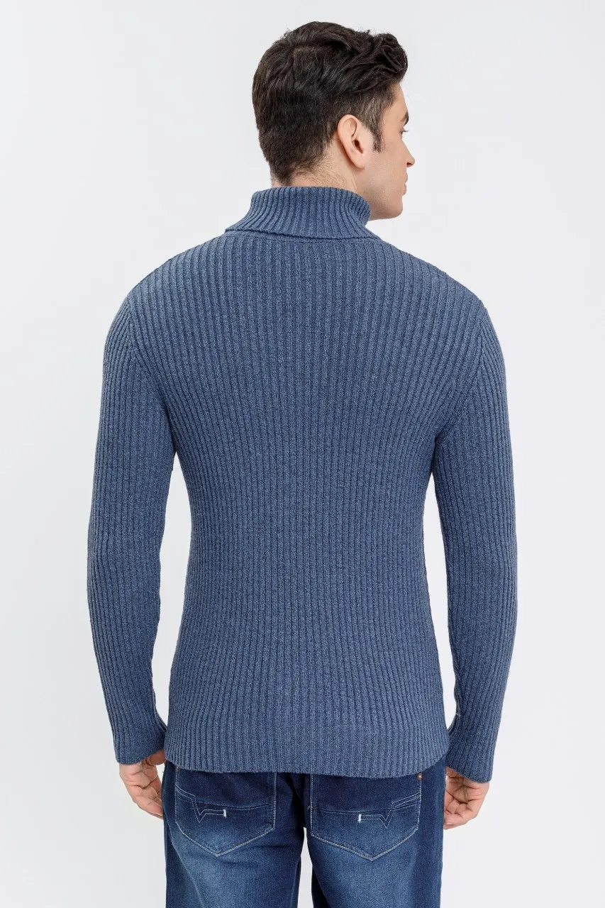 SWEATER LANA HOMBRE CUELLO SUBIDO BEATLE EXCELENTE CALIDAD 118 - 4